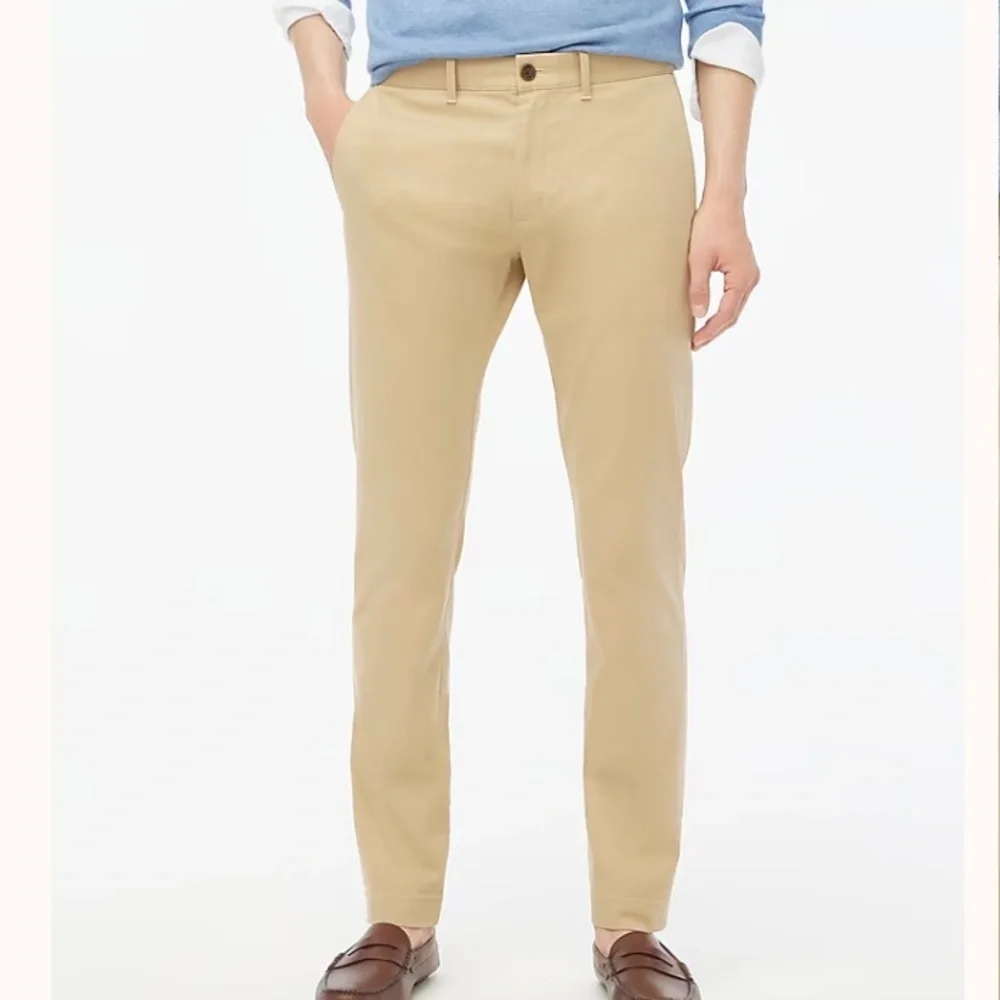 J crew British khaki Slim-fit flex chino pant